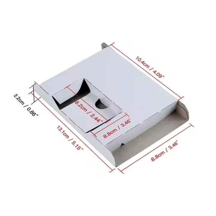 Game Case Paper Tray for GBA Inlay Replacement Cardboard Insert Game Cartridge Box Tray