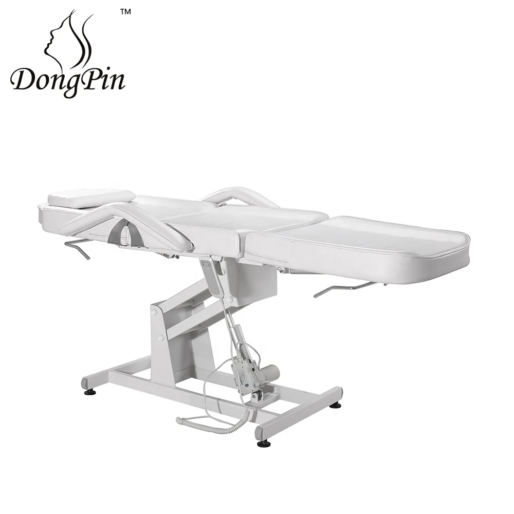 Оптовая продажа низкая цена гидравлический массажный стол Dongpin белого цвета для