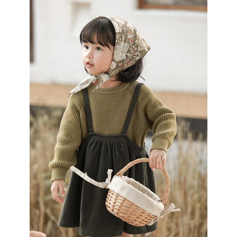 YOEHYAUL Boutique High Quality Autumn Spring Baby Infant Toddler Pullover Knit Clothes Kids Solid Color Sweater