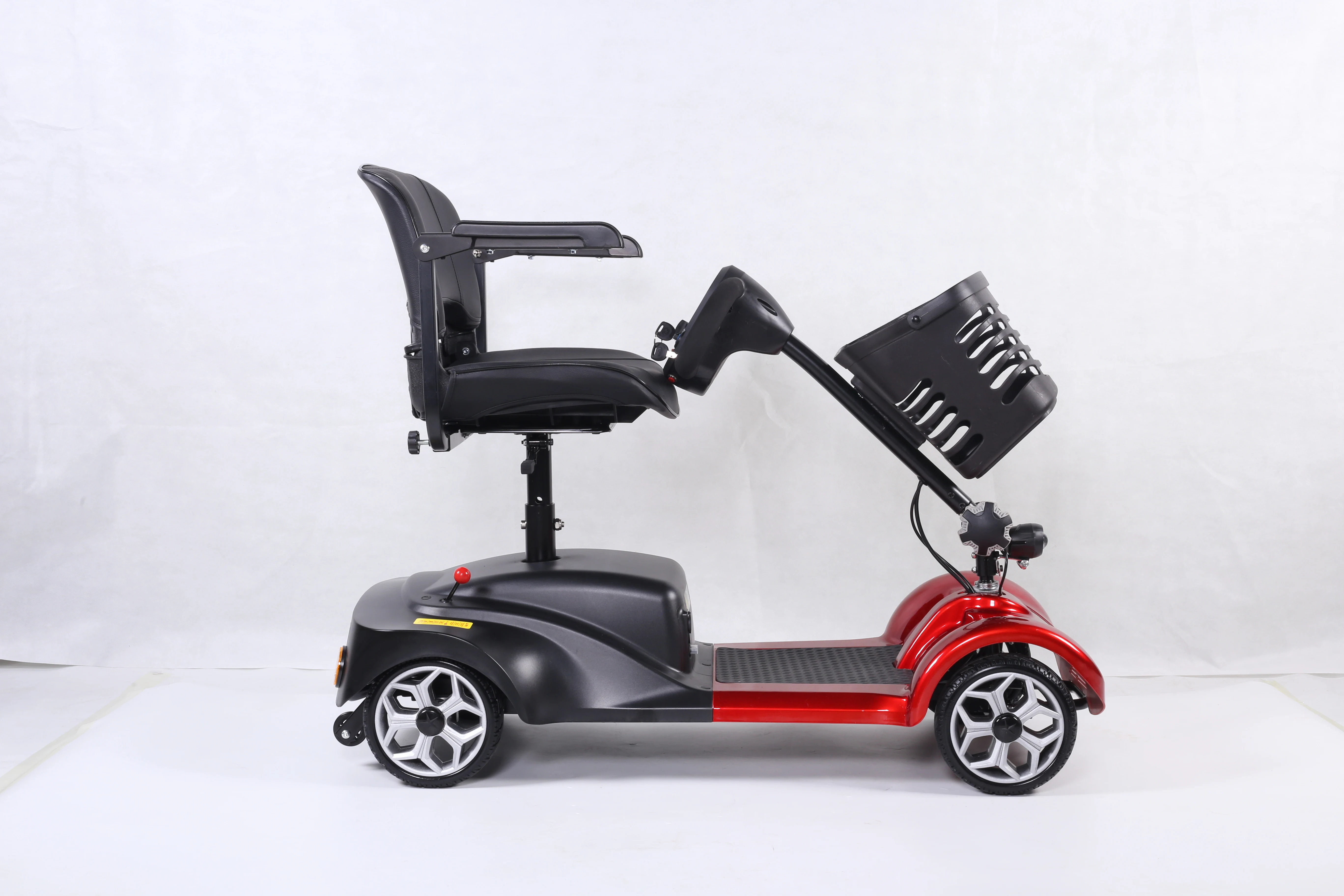 min smart 4 wheel mobility elderly disability folding electric scooter adult for handicapped