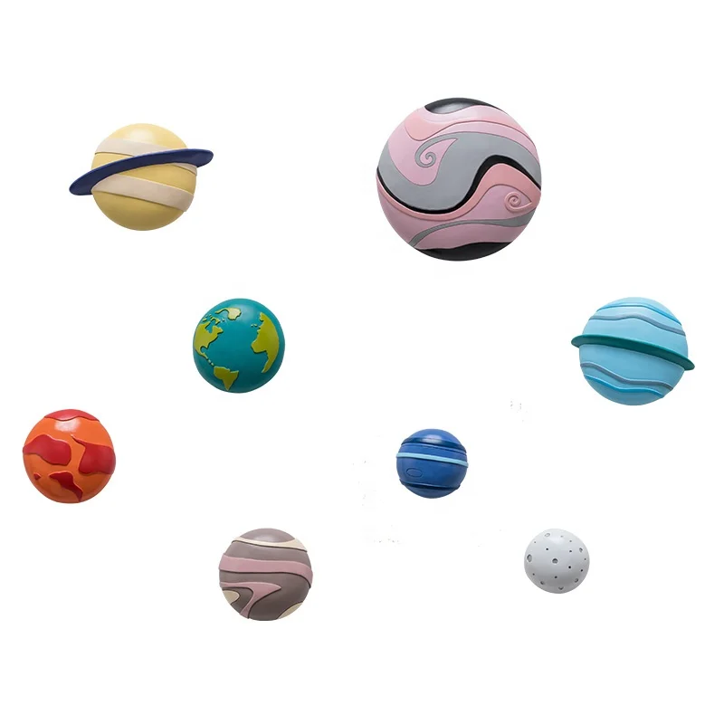 3D Outer Space Resin Planets sculpture wall art decor for Home decor