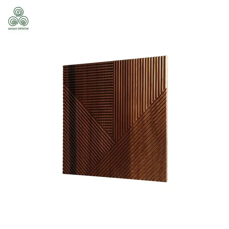 MUMU Decor Cladding Sheet, Exterior Interior Decorative Wood Wall Panels for Commercial Design