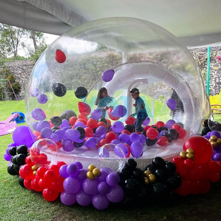 Commercial inflatable bubble house bounce castle bouncy games for kids high quality white jumping bouncer outdoor balloon party