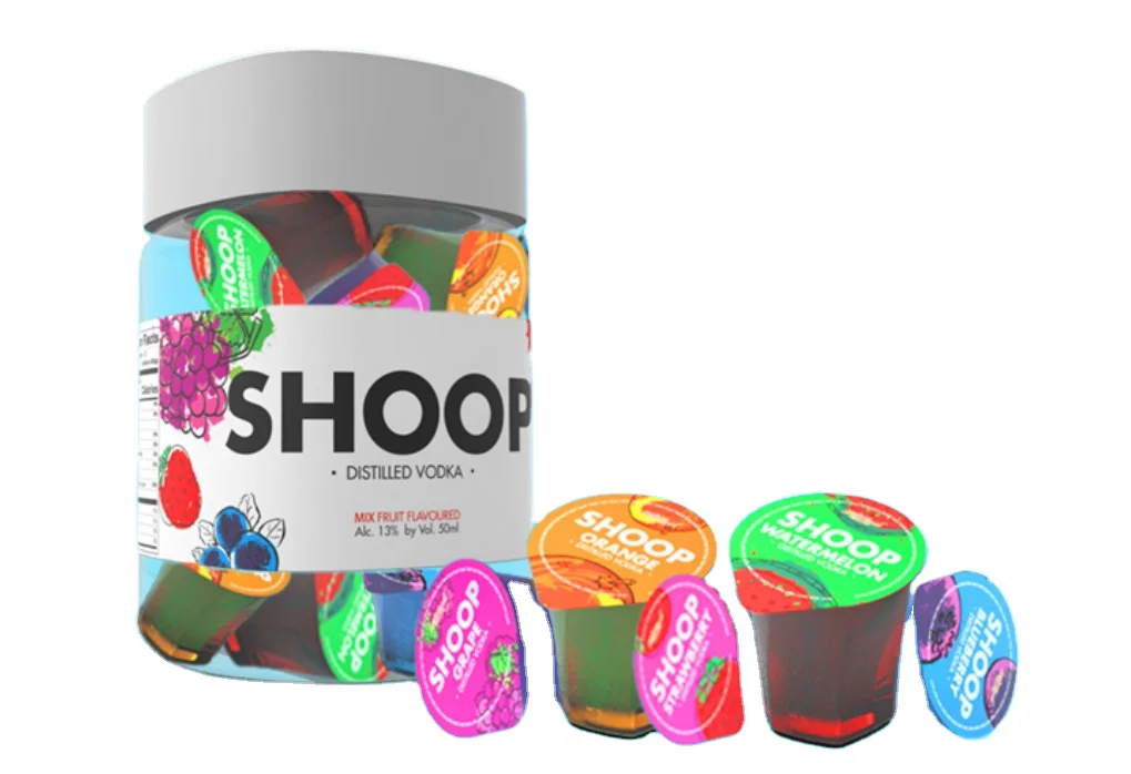 Party King Fruit Flavored Jelly Bird Alcohol Beverage Vodka Jello Shots
