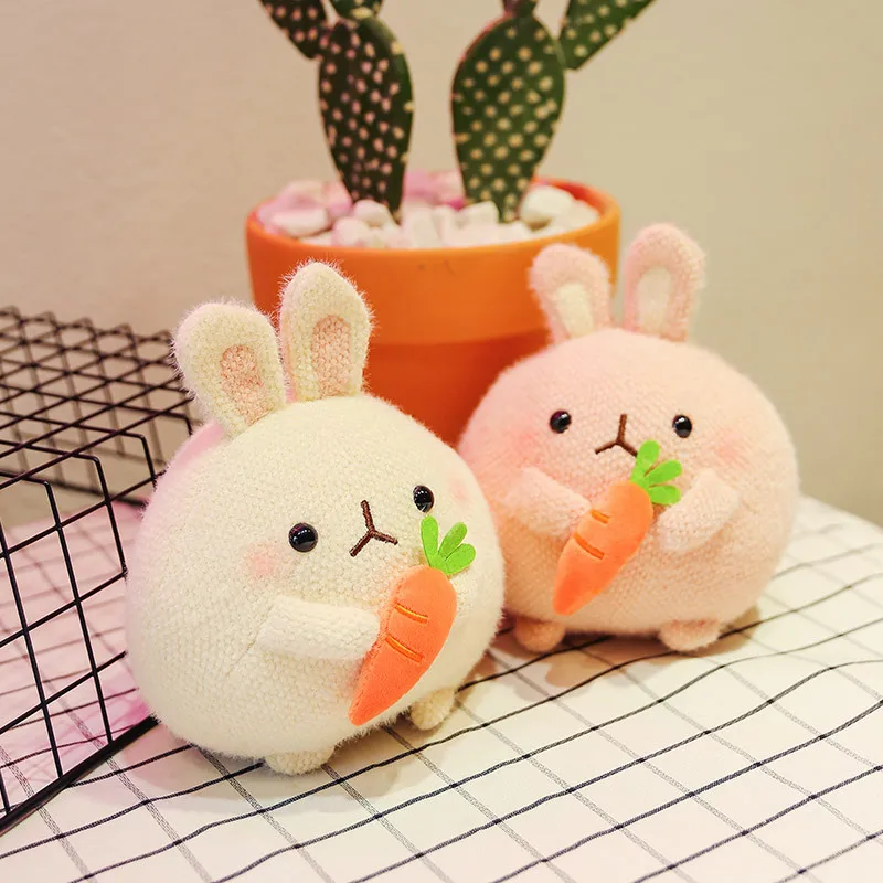 Bamboo Charcoal Carrot Rabbit Plush Toys Doll Purifying Air Rag Doll Lovely Bunny
