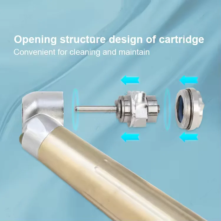 High-speed Dental Handpiece Construction Electric Turbine Power Source with Shadowless Design Metal and Steel New Release CE