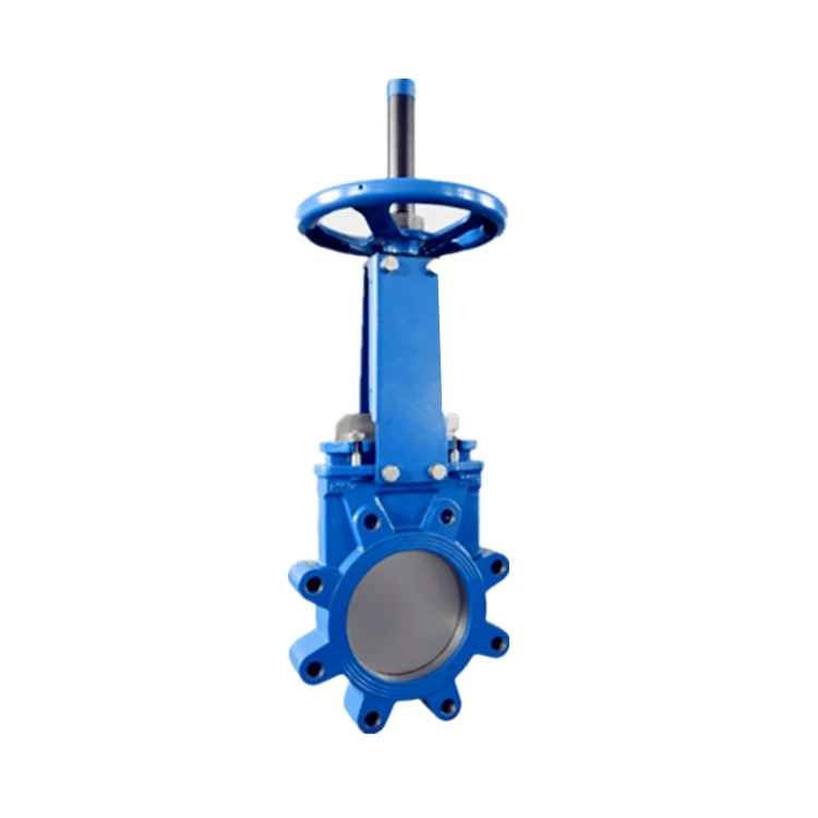 Ductile Cast Body One-Way Manual Knife Gate Valve for PN16 for General Application Acid Water Gas Oil