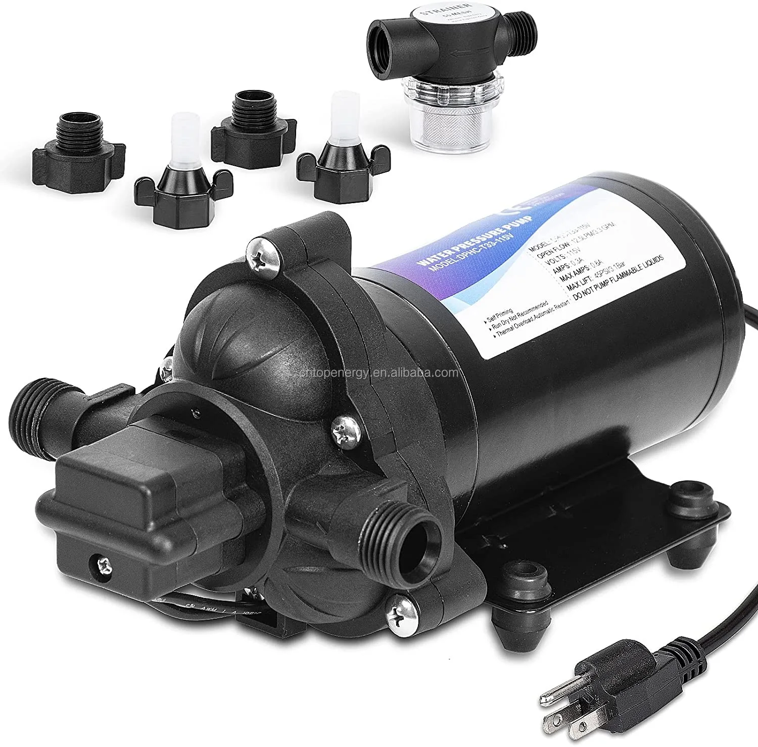 12V DC Water Pump for Marine RV Bathroom Agriculture irrigatioin