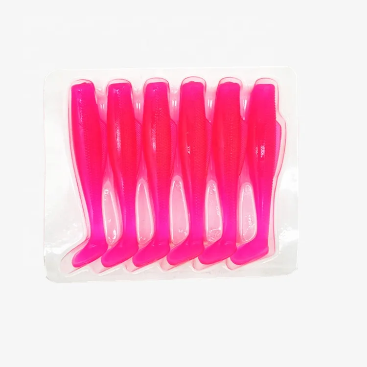 TPR Soft Bait Wobbler Bass-Lures Jig Carp Easy Shiner Artificial 80mm Silicone lure