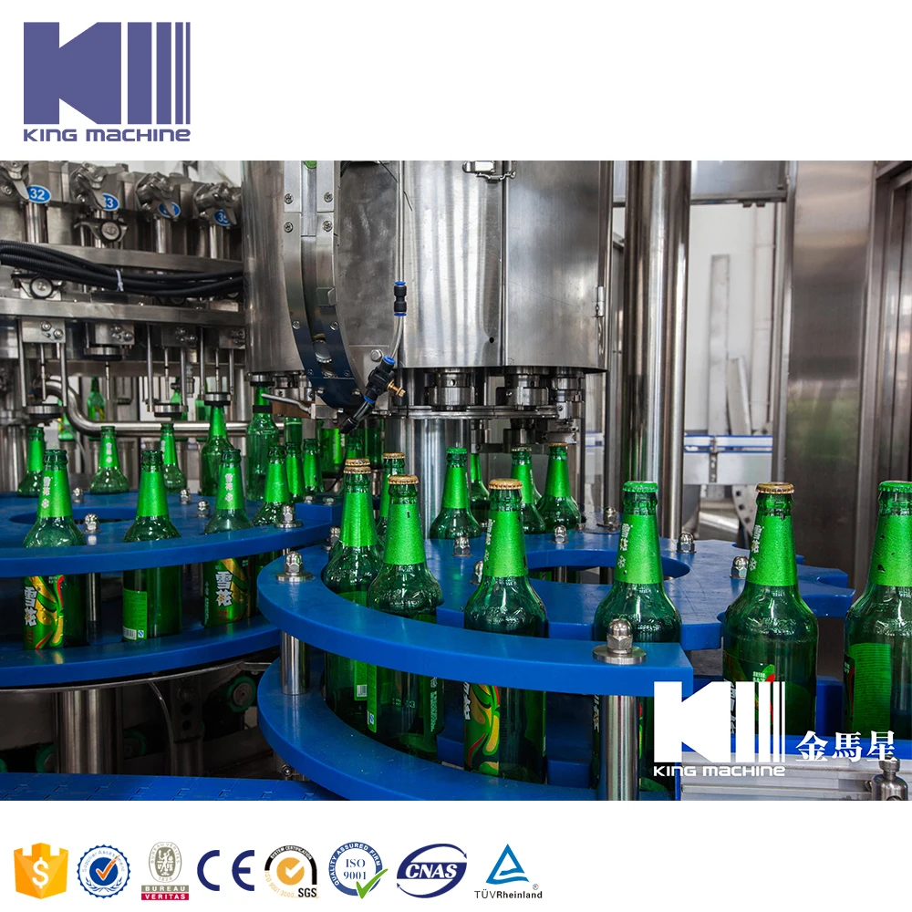 
Automatic Glass Bottle Beer Filling Machine Making Line 