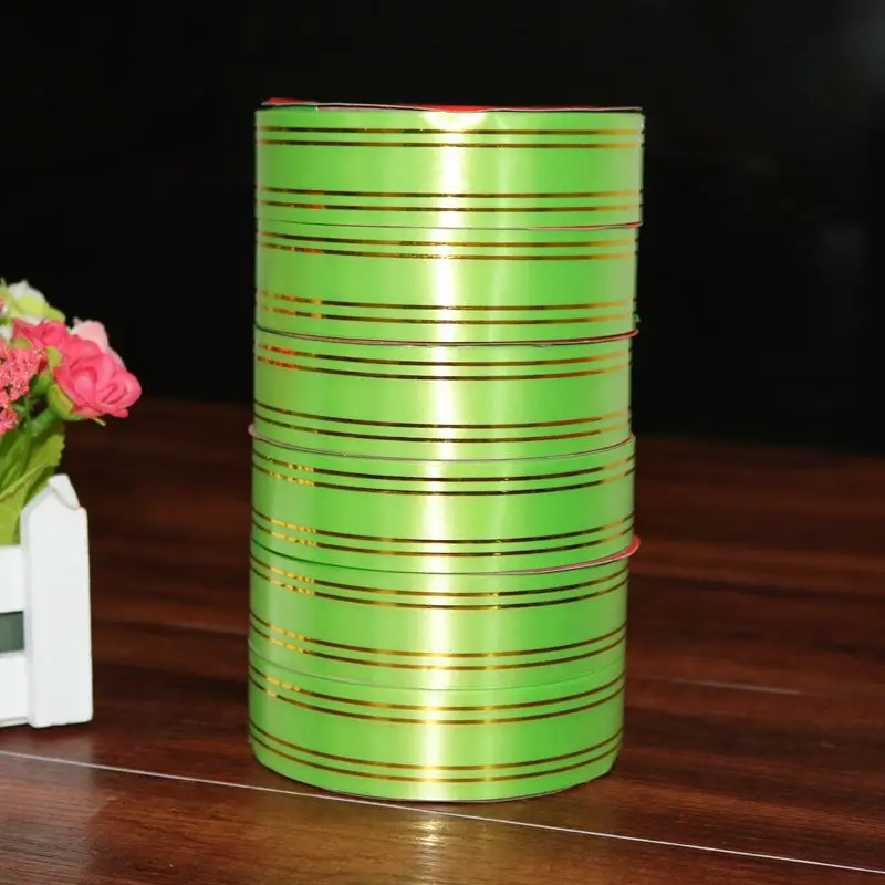 PP Ribbon Custom Size and Printing Polypropylene Party Celebrate Ribbon Advertising Packing Ribbon