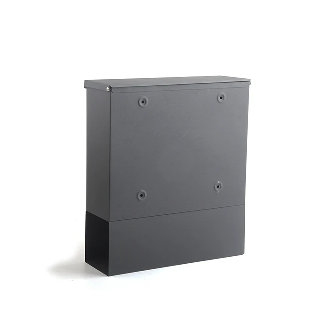 American Mailbox Hot Sale Modern DesignBlack Color iron with powder coating
