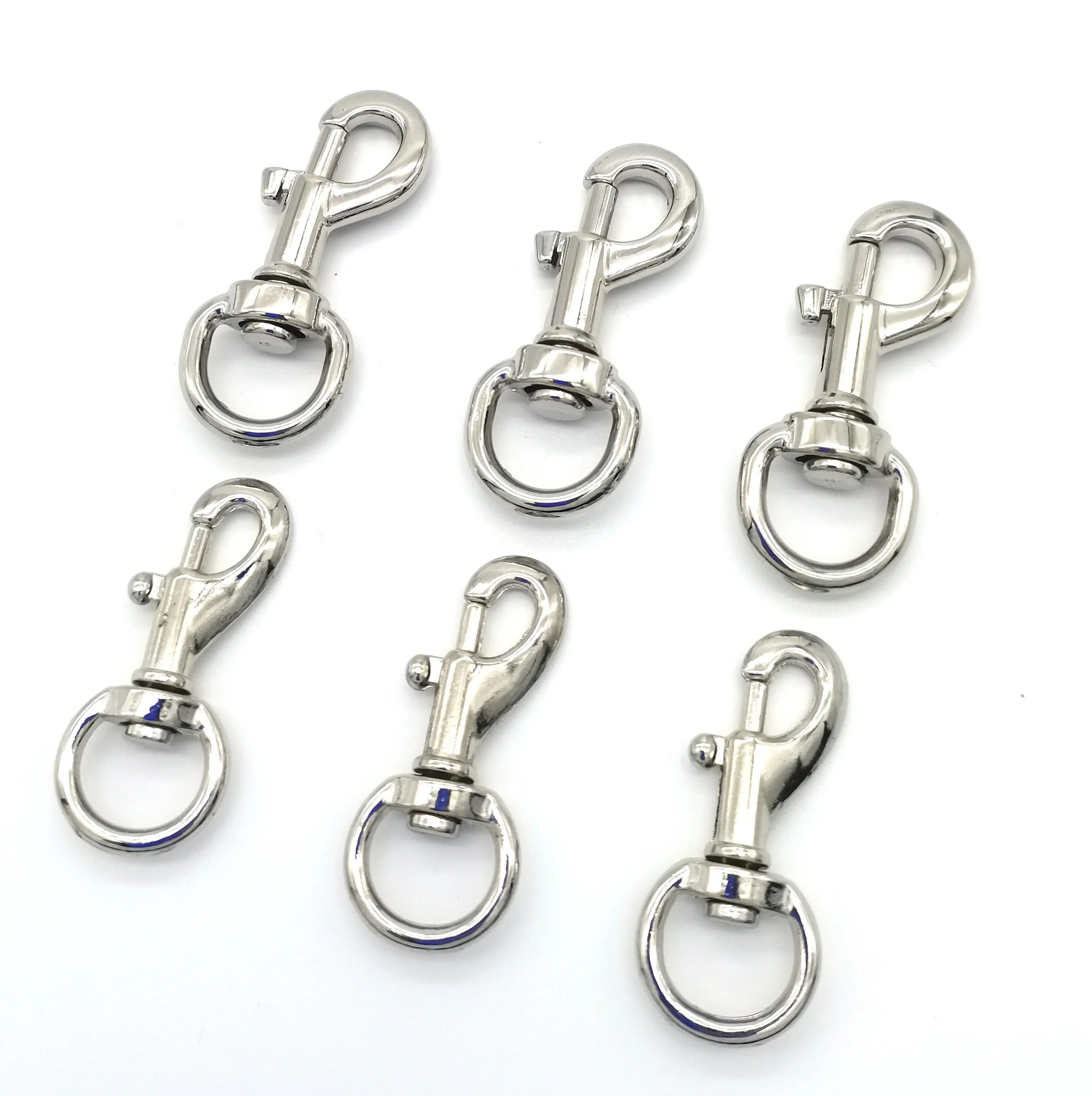 Swivel Snap Hook Lanyard Metal Keychain Hook D Ring Bottom Small Bag Snap Hooks Purse Hardware On Sale
