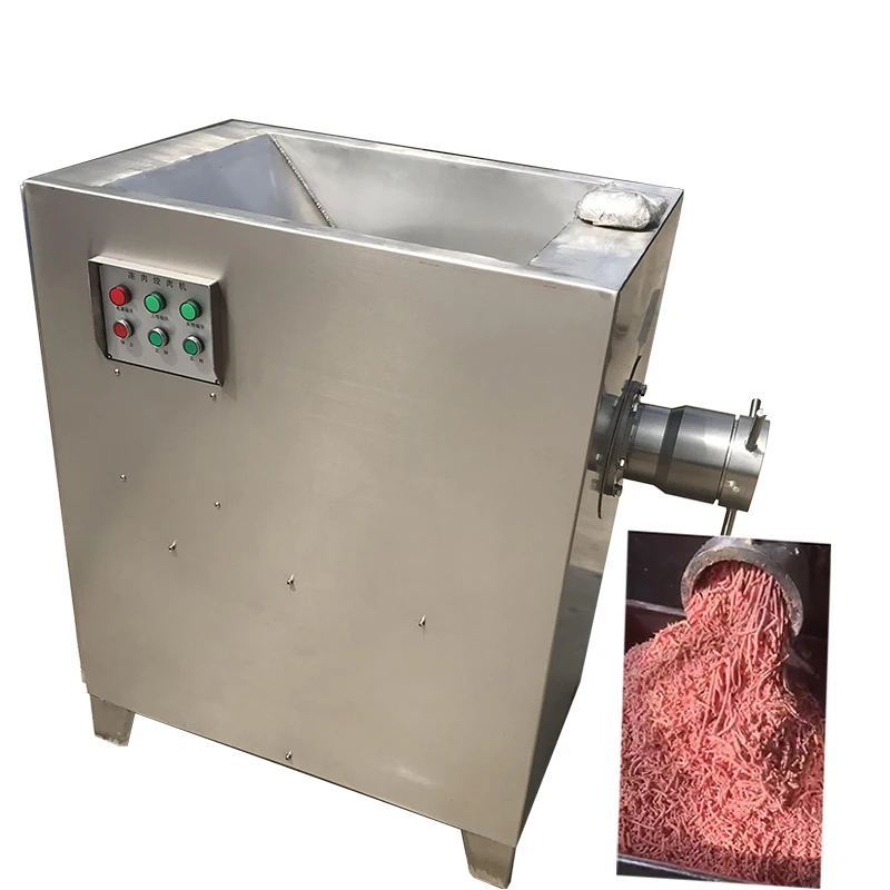 Industrial Use Meat Processing Machinery Big Block Fresh Mince Meat Machine Frozen Commercial Meat Grinder Machine