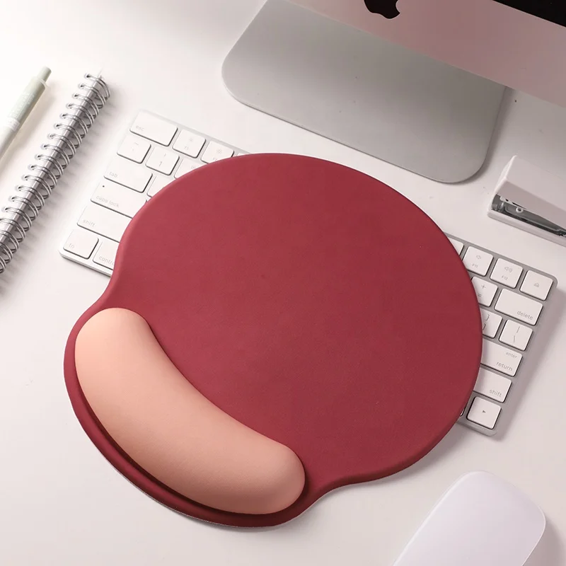 Low MOQ Factory Wholesale Non-slip Mouse Mat Custom 3D Gel Mousepad With Wrist Rest Support