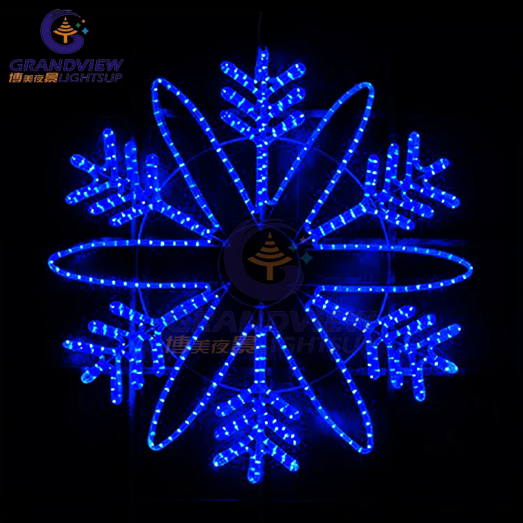Hot Sale Christmas Decoration LED 2D Motif Snow Light For Holiday Decoration