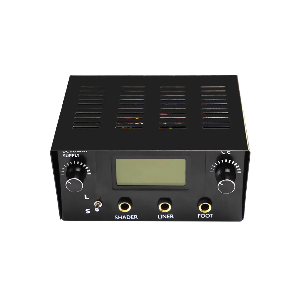 Wholesale High Quality Tattoo Power Supply 3 Colors Available Black/Red/Silver for Tattoo Machines
