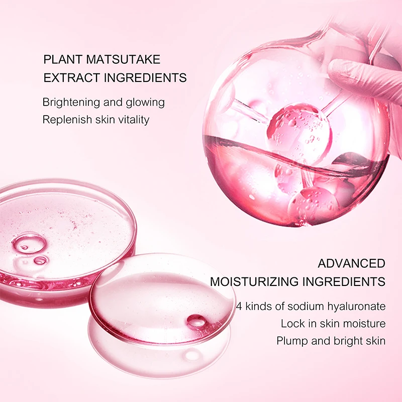 Beauty Skin Care Ergothioneine Matsutake Tuber Magnatum Lightening Firming Serum Skin Care Set