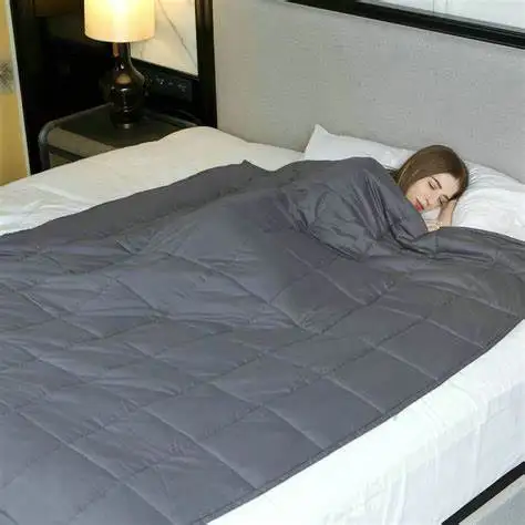 Быстрее засыпать и лучше спать Большое тяжелое утяжеленное одеяло для беспокойства аутизма