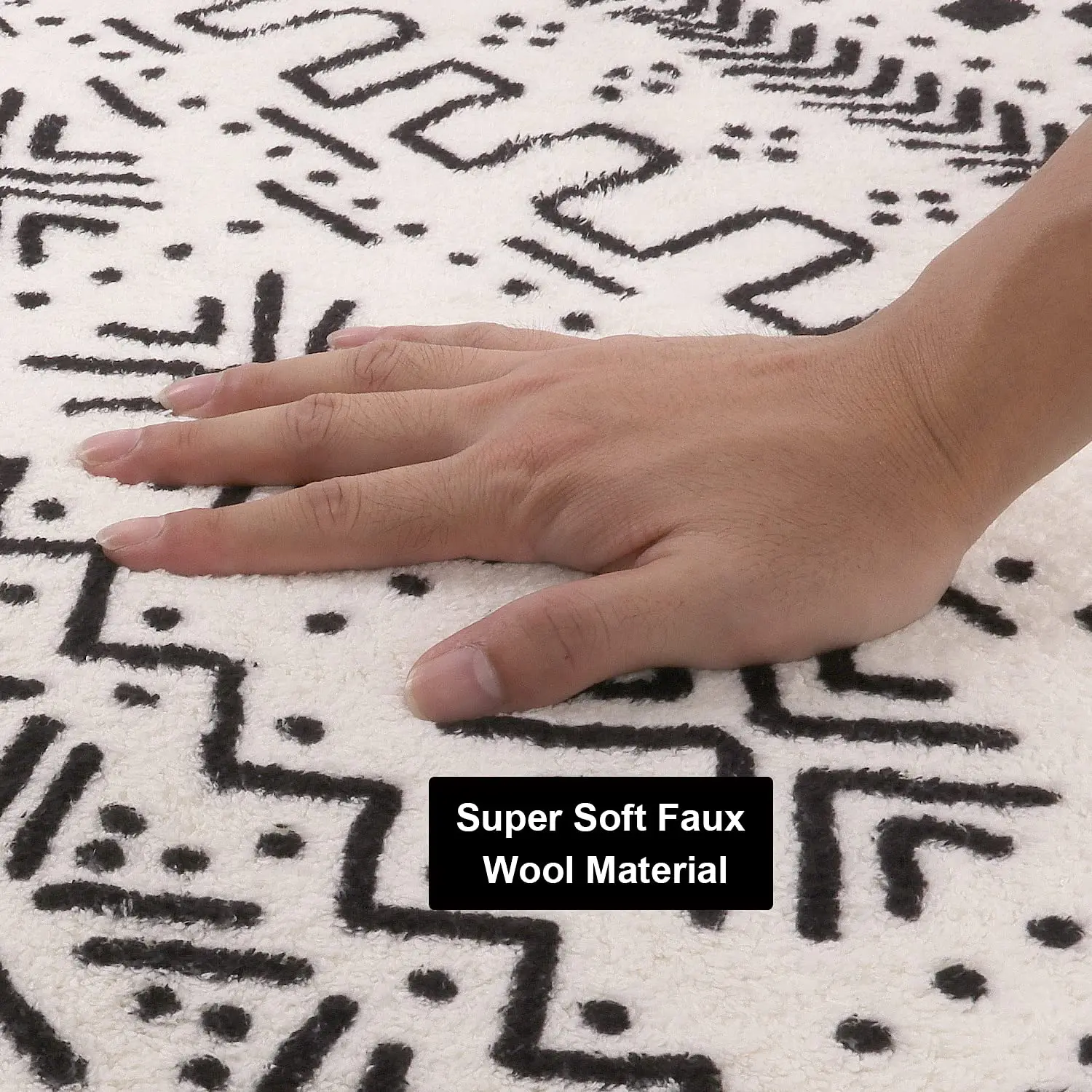 Traditional Printed Collection Round Mat Custom Art Carpet Oriental Faux Wool Circular Rugs for Home Decoration