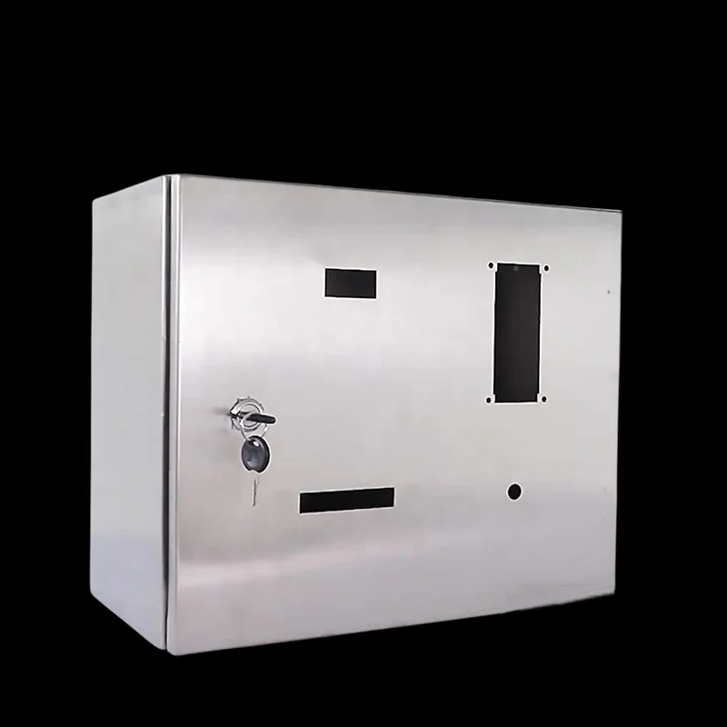 outdoor cabinet waterproof IP67 Stainless steel Electronic Enclosure Project switch control meter  Box