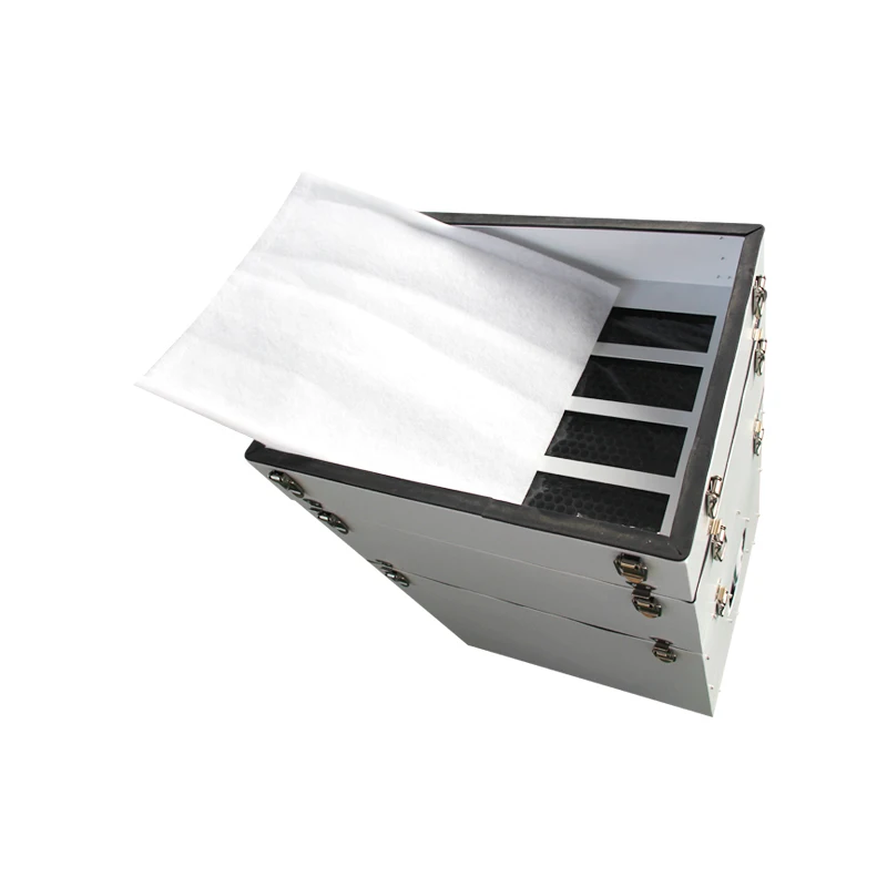 new design air filter for co2 laser engraving cutting machine