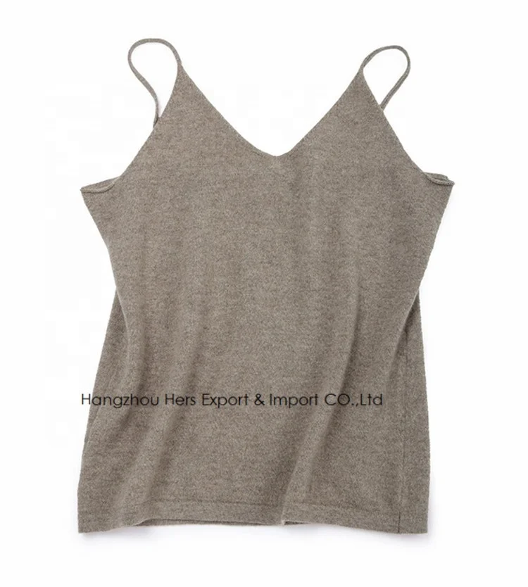 100% Cashmere Vest For Female Pure Mongolian cashmere Knitting Sleeveless Factory OEM&ODM