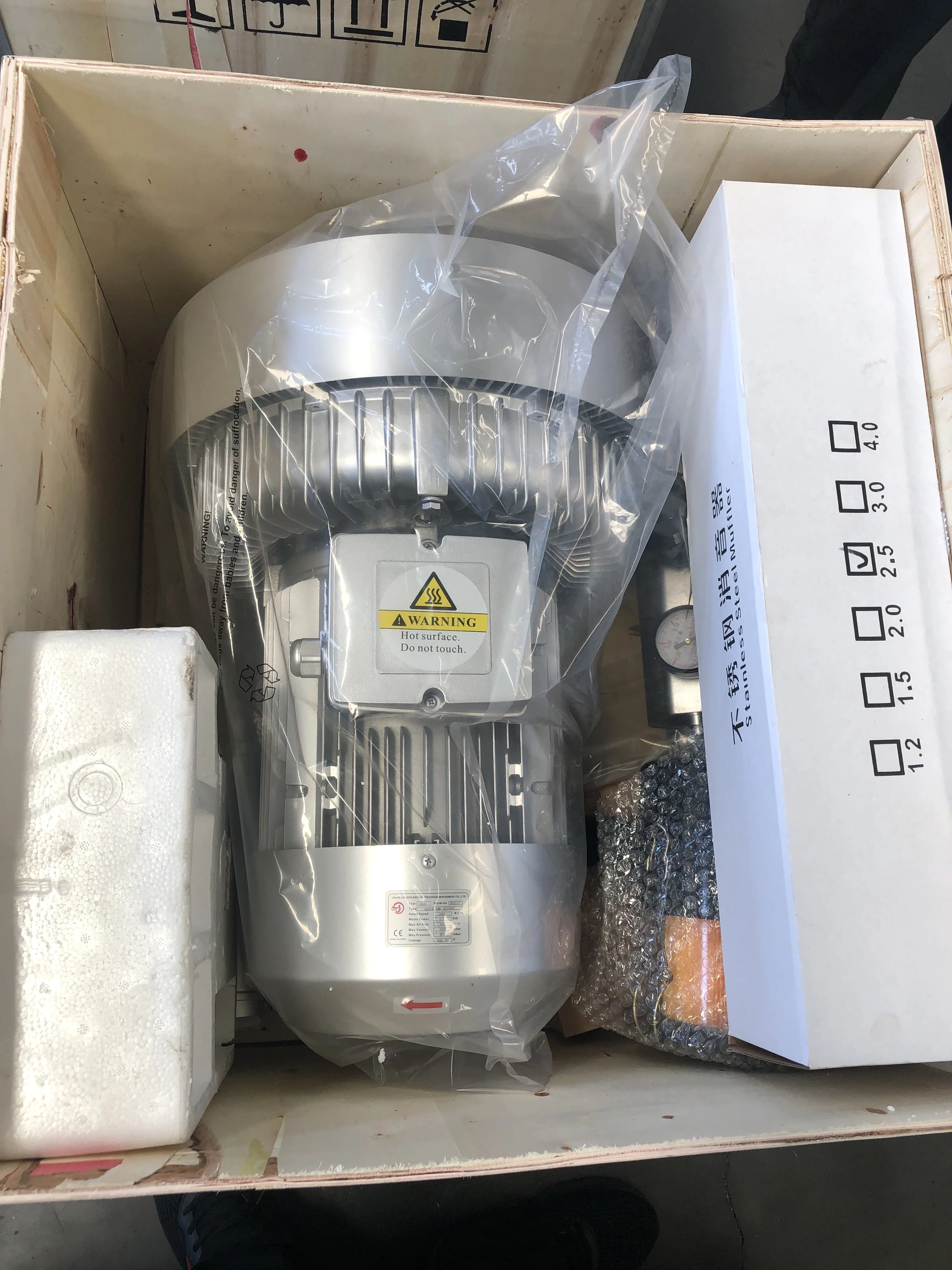 Air Knife Drying Regenerative Blower High Pressure Water Treatment air Blower Power From 1hp to 30hp