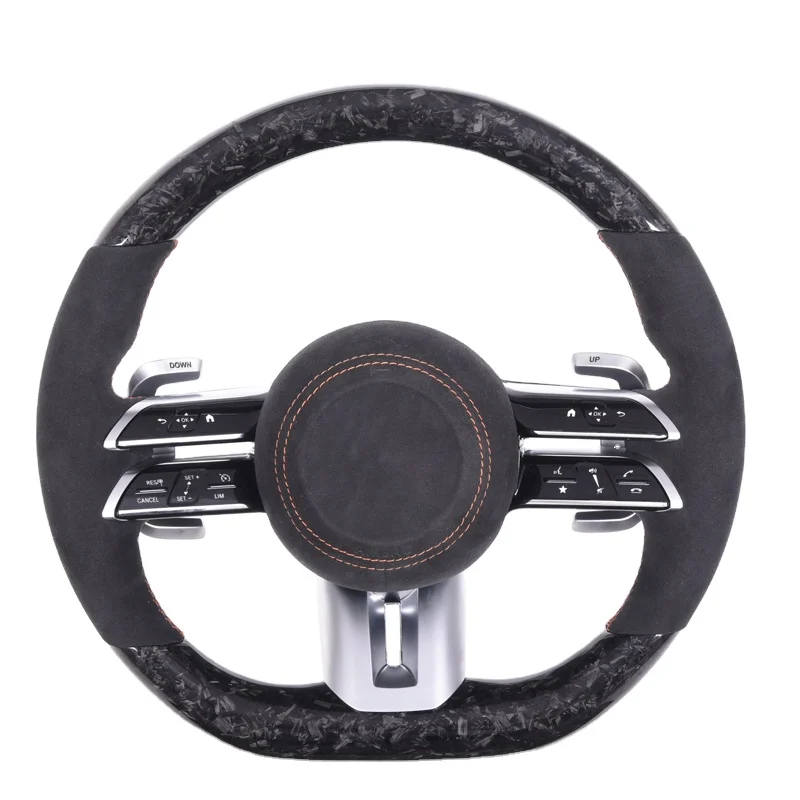 
FORGED carbon fiber Screen Light steering wheel For Mercedes W205 /CLA /GLC 