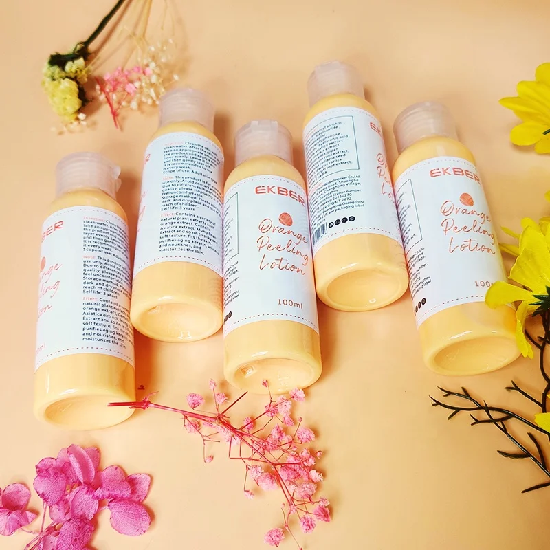 High Quality Vitamin C Lightening for Black Skin Luxury Moisturizing Nourishing Orange Peeling Whitening Body Lotion