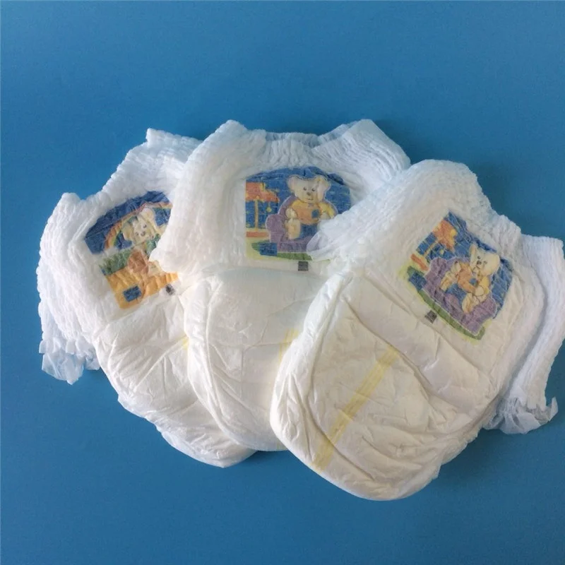 Cheap Baby Diapers With 4 Size Wholesale Baby Pull Up Diapers