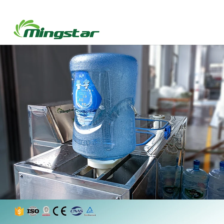 semi automatic 5 gallon bottle barrel washing machine brush washing machine