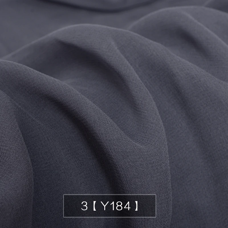 No.4  wash silk texture12 colorset   in 100% pure georgette chiffon silk fabric