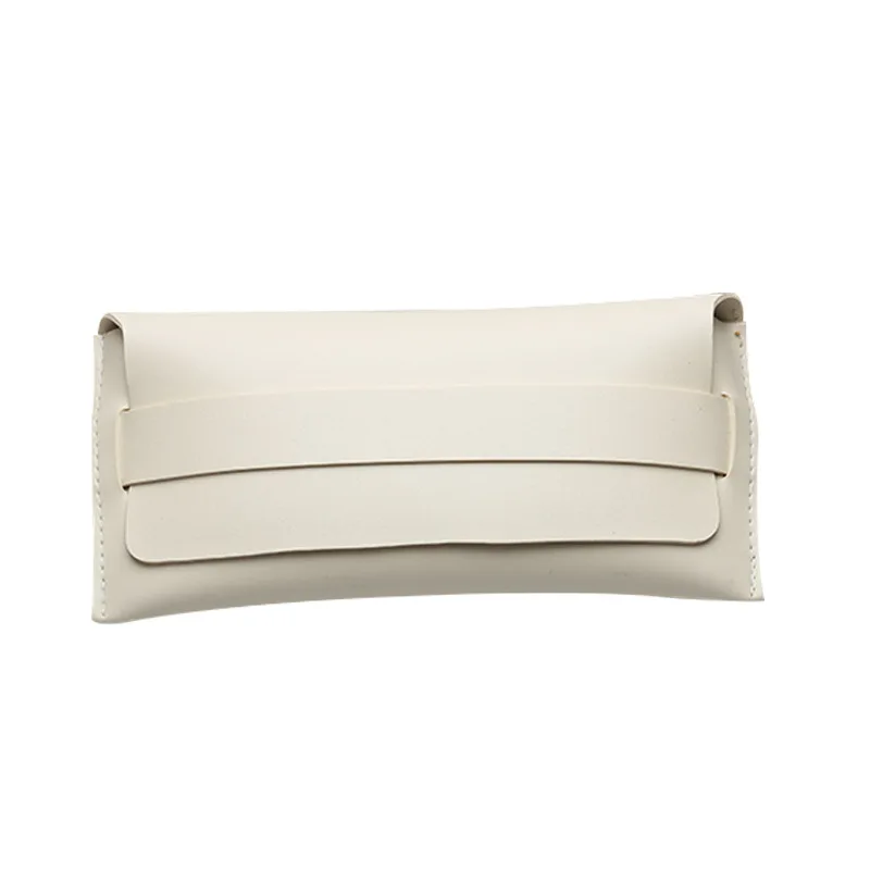 Wholesale Retro Big Eyewear Case Simple Waterproof Glasses Box Sunglasses Case White