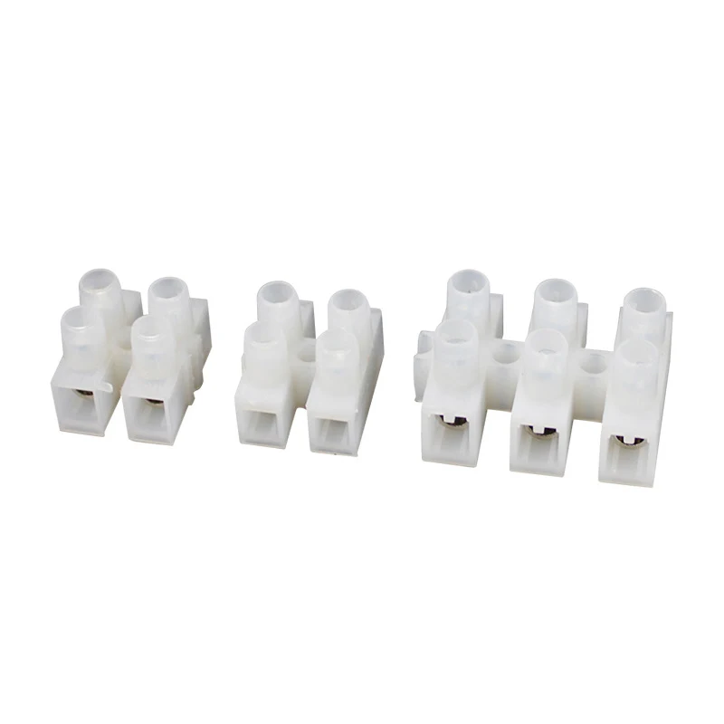 Cable Wire Connector 2/3 Positions Barrier Strip Block Terminal Plastic Electrical Connector Terminal Screw Terminal Block