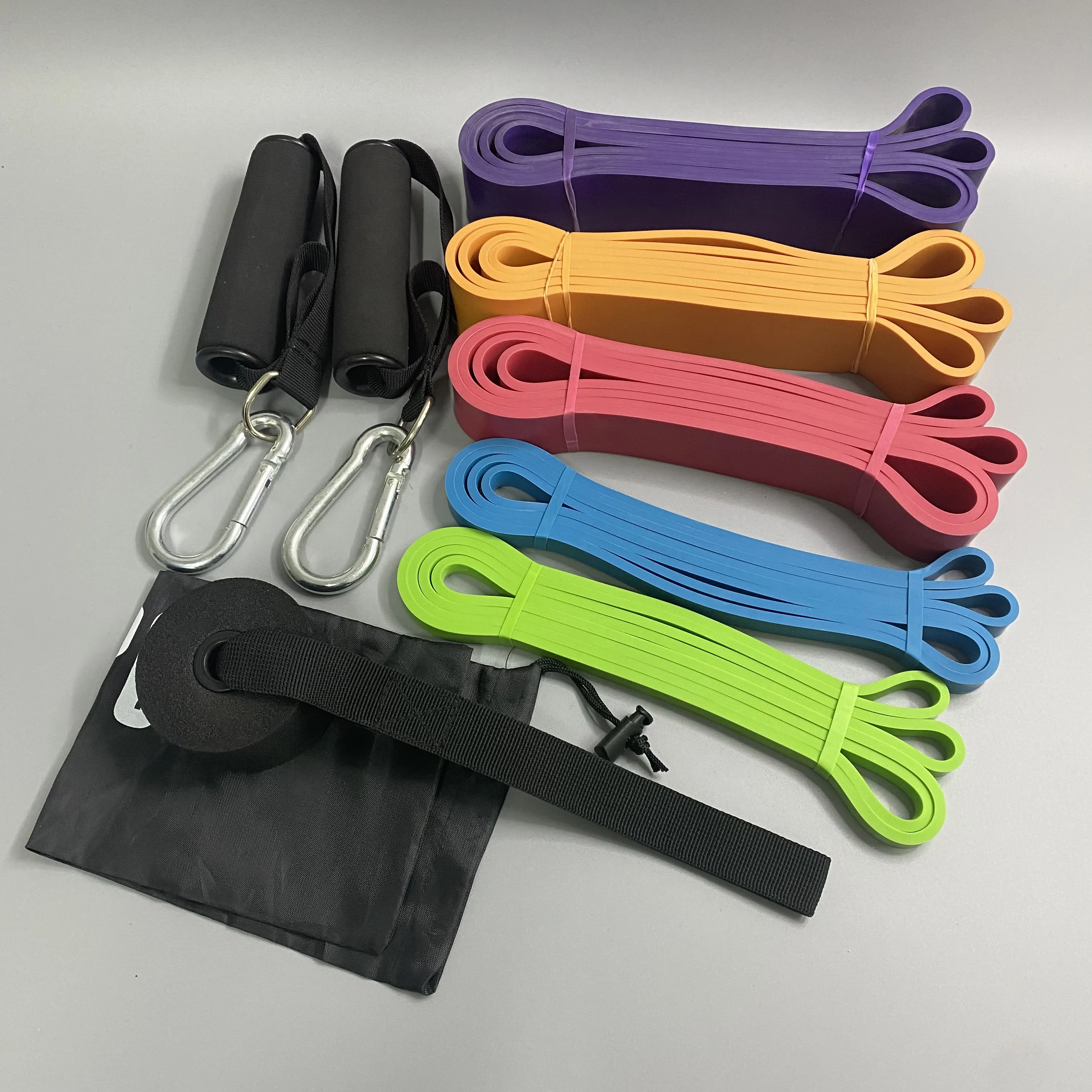 2024 Factory Custom logo resistance bands set / Gym Latex Elastic Pull up Bands/ Fitness Power Exercise bands