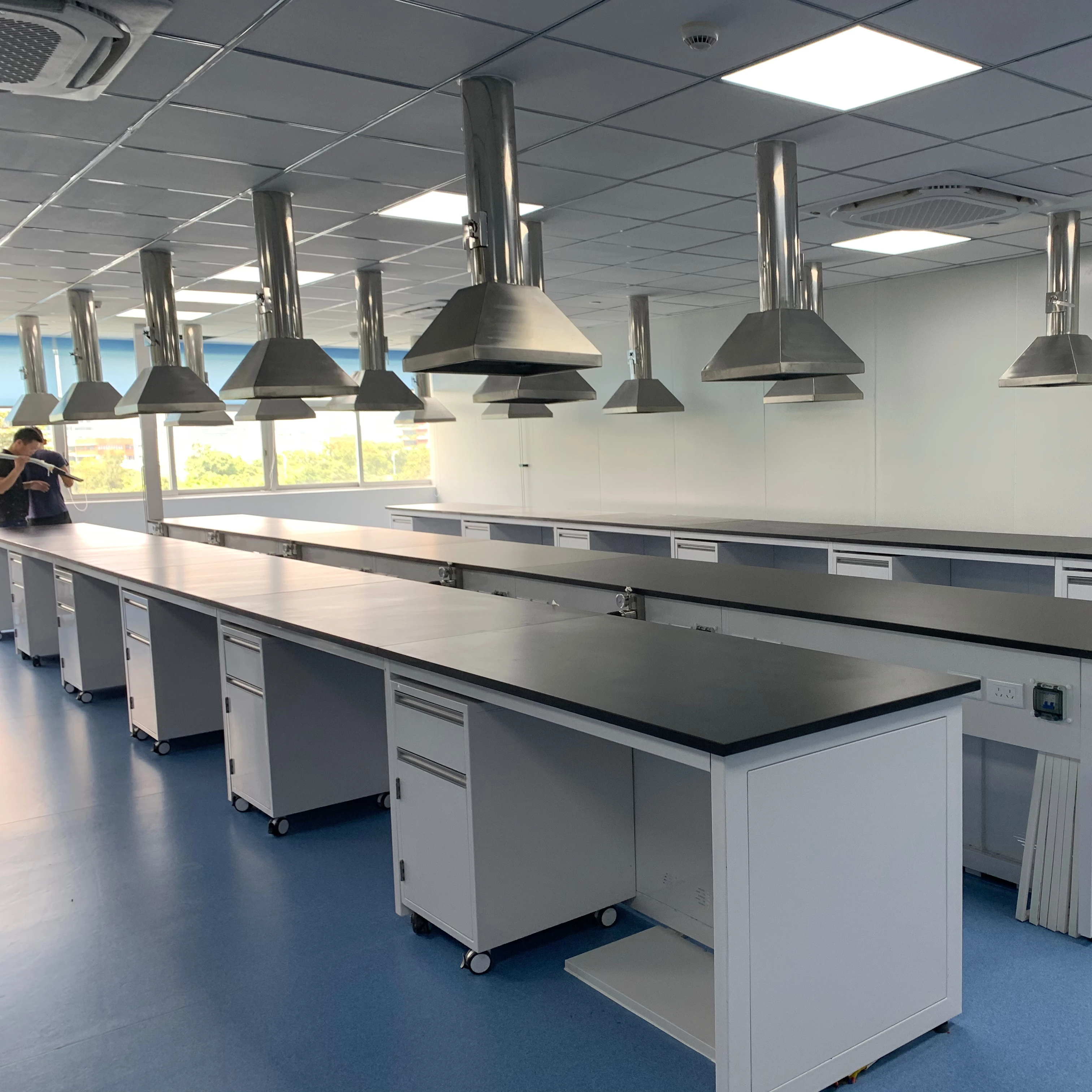 Школьная мебель для научной лаборатории, стол для студентов, стол для физической лаборатории