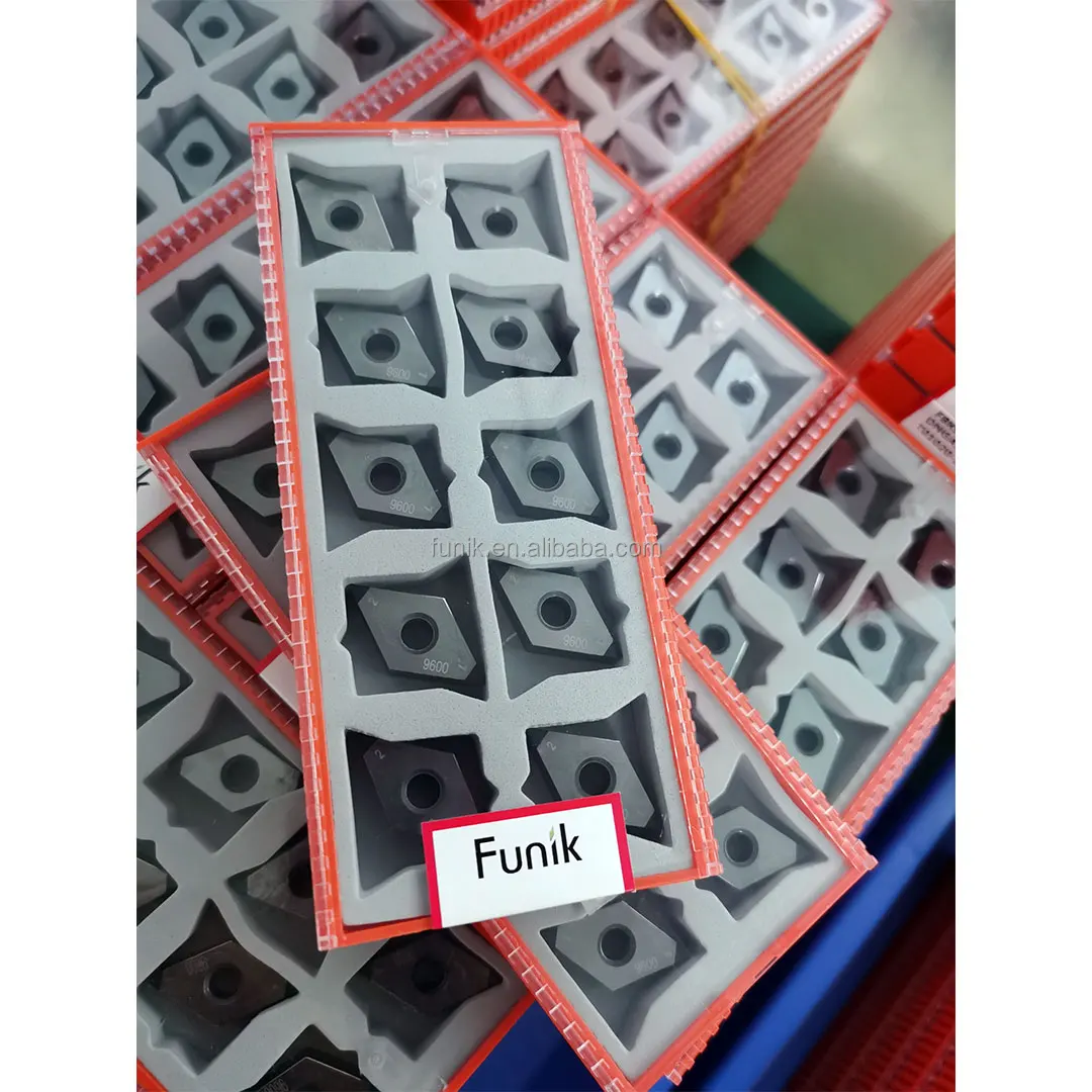 FUNIK brazed PCBN insert DNGA CBN insert DNGA1504 DNGA1104 DNGA1506 CBN cutting insert