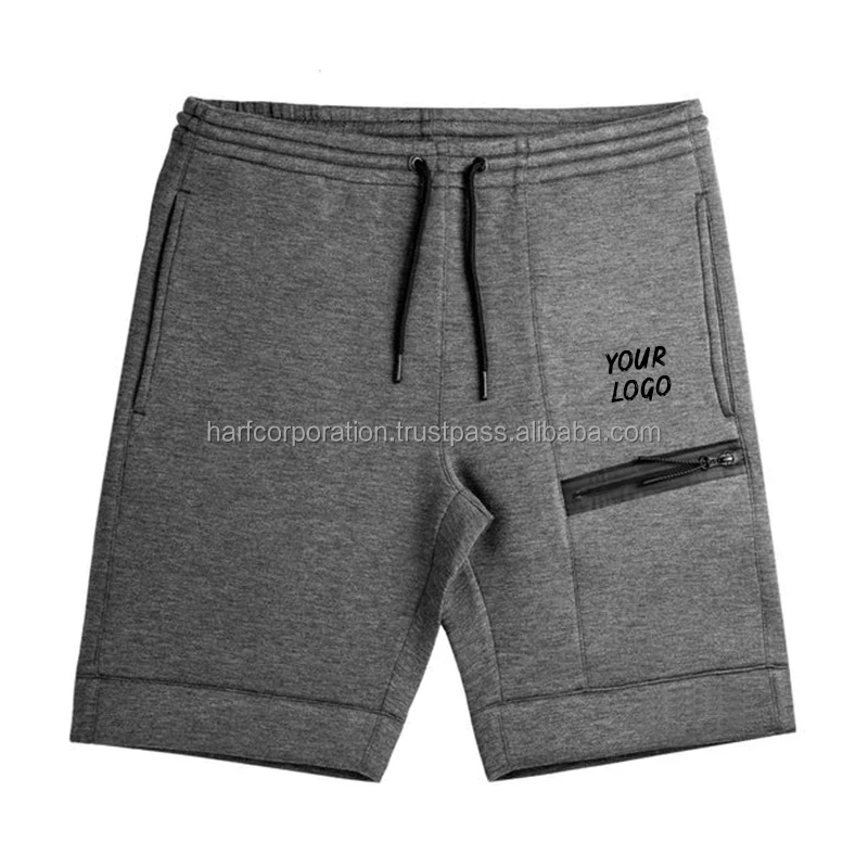  Спортивные шорты-джоггеры на заказ 100% хлопок махровые тренировочные брюки мужские шорты для бега тренажерного зала спортивные