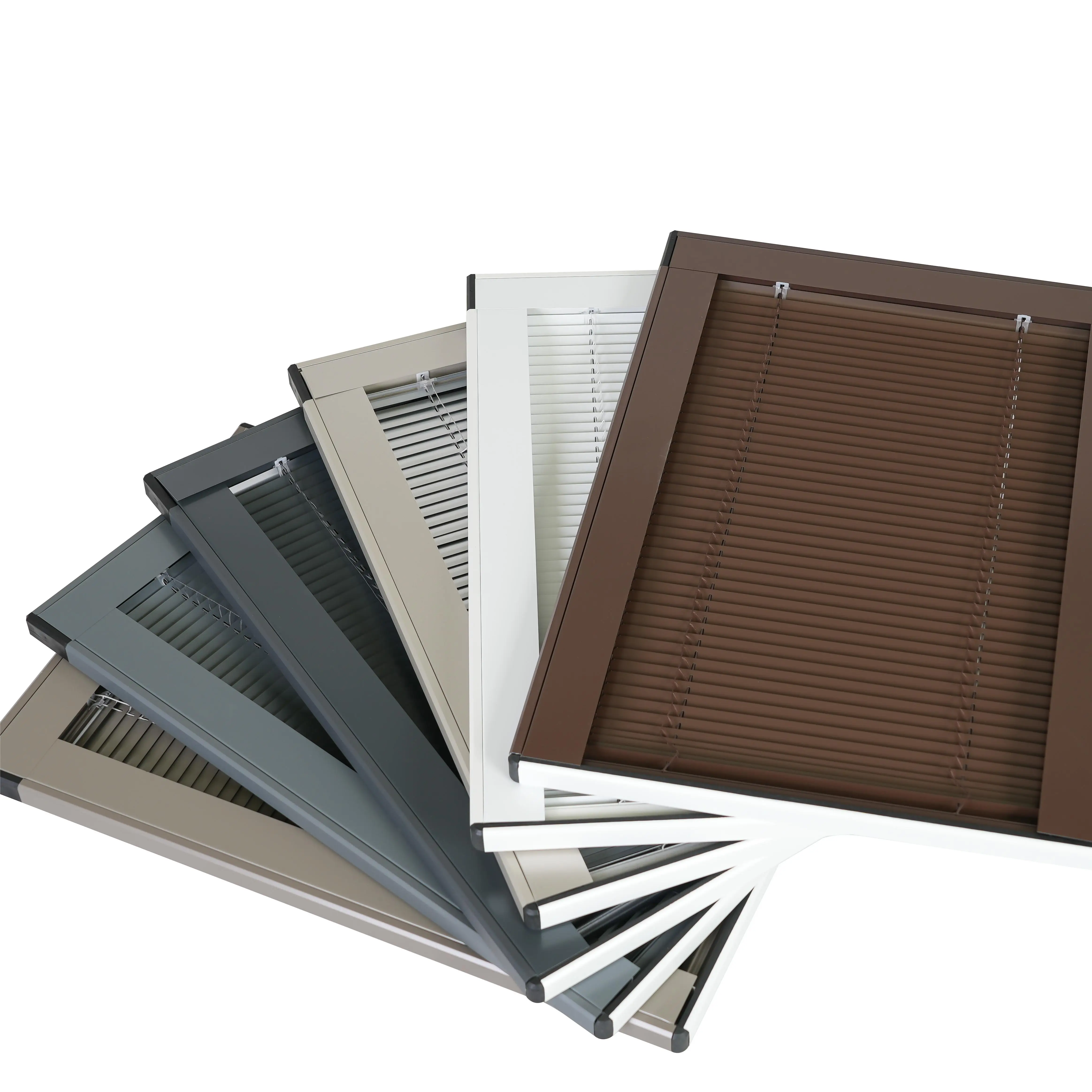 Aluminum Blinds System Manufacture Window And Door Blinds Magnetic Manual Magnet Blinds System Customized Color And Size