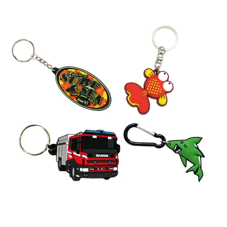 Customised soft pvc plastic motorcycle keychain for promotional
