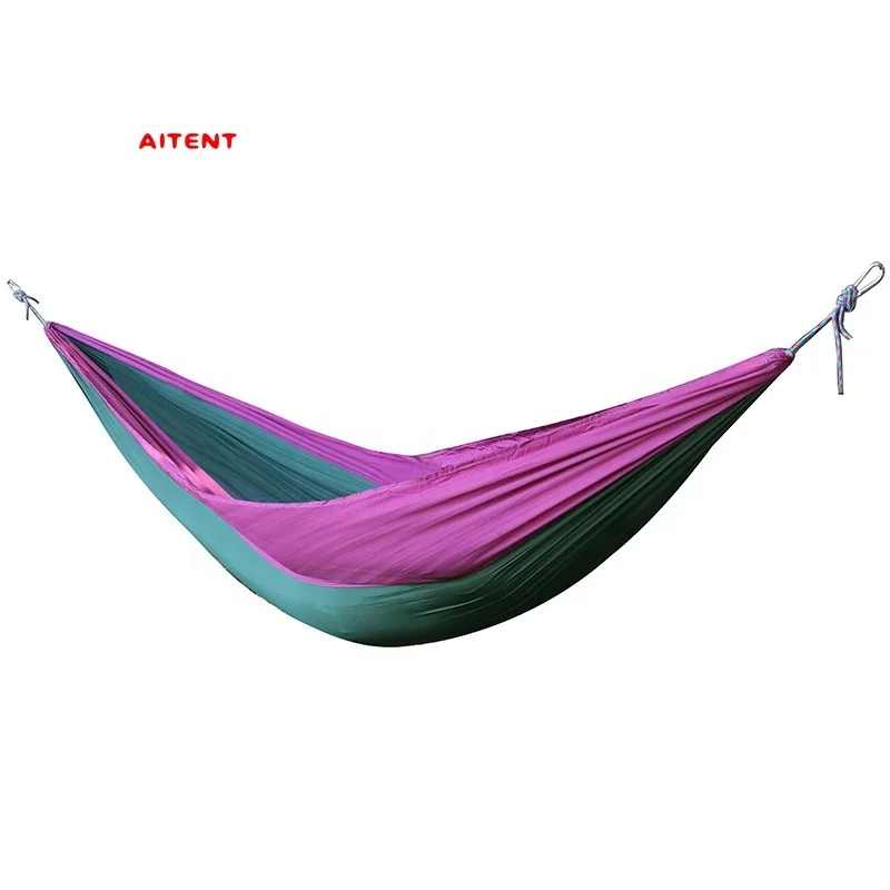 Wholesale Outdoor Leisure Double 2 Person Cotton Hammocks 450lbs Ultralight Camping Hammock