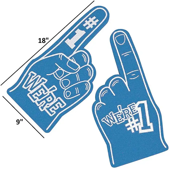 Hot Sale Cheap Proce Sports Game Cheering EVA Promotional Foam Finger