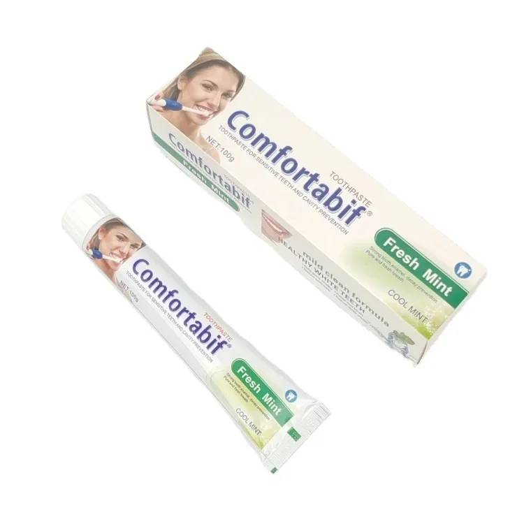 Comfortabif Oem Odm Charcoal Whitening Toothpaste Dental Organic Repair And Protect Whitening Toothpaste