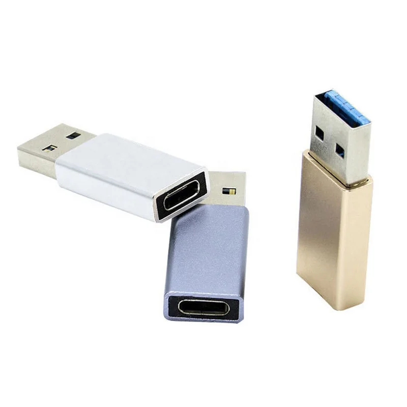 
Premium Female Converter 3.1 USB-C Type C To 3.0 USB A Male Adapter With Aluminium Alloy Shell 