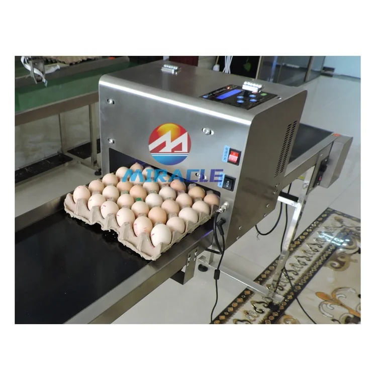 Edible Environmentally Friendly 6 head inkjet printer for egg