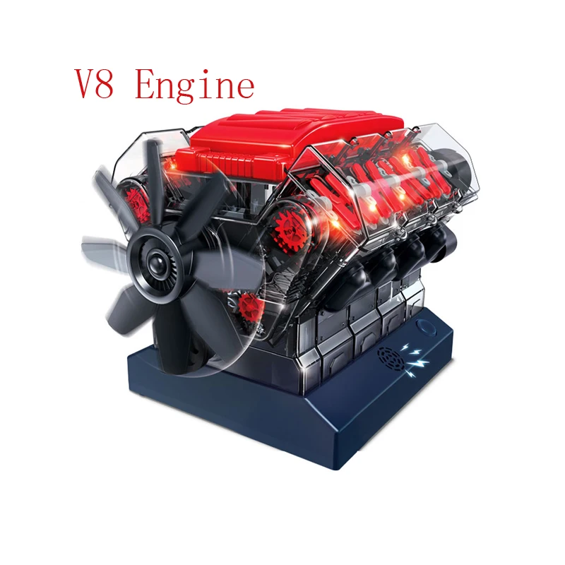 Модель двигателя v8 модель парового «сделай сам» рабочего 1:3 dm118 для взрослых 8