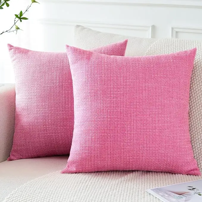 Pillow case cushion thickened linen decorated Nordic living room sofa pillow set against the head of the bed