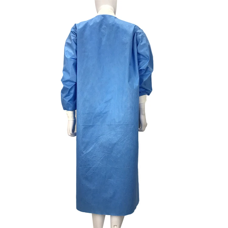 
sms disposable wholesale non woven sms hospital doctor lab coats blue lab dispos lab coat 