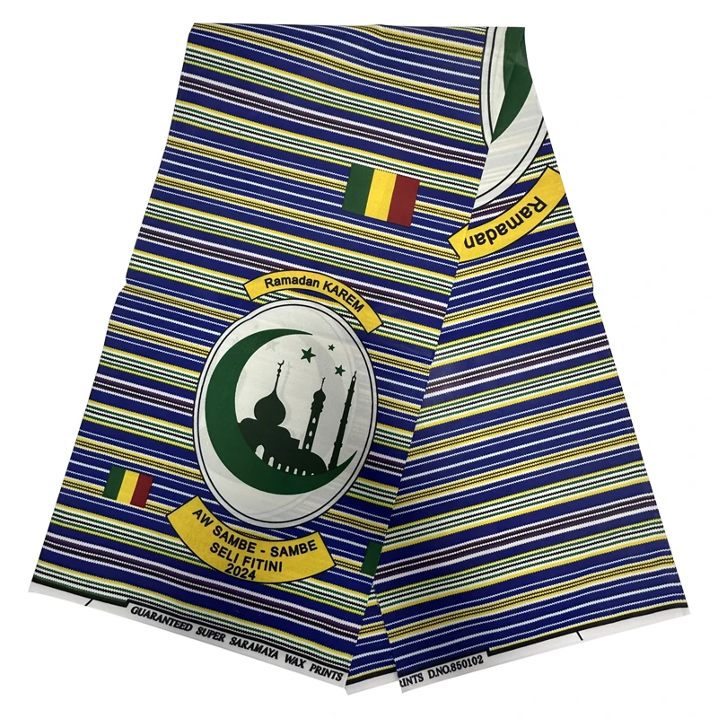 100% polyester new design soft hand feel African Wax  Fabrics